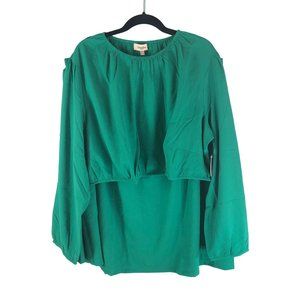 Timeless London Unique Vintage Joy Coordinate Top Skirt Set Green US 18/4X